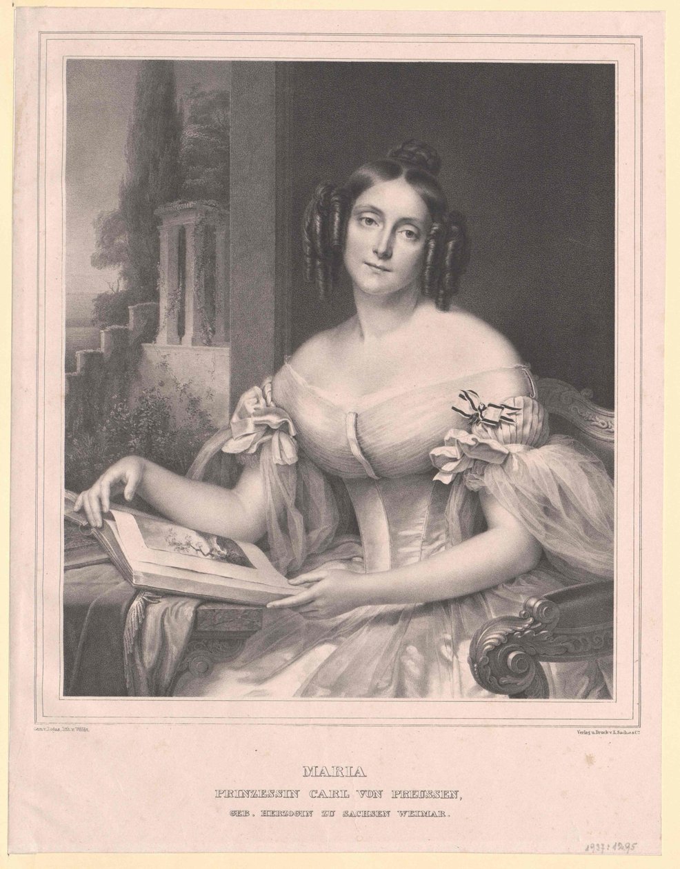 Princesa de Saxe-Weimar Eisenach Maria de Artist Unknown