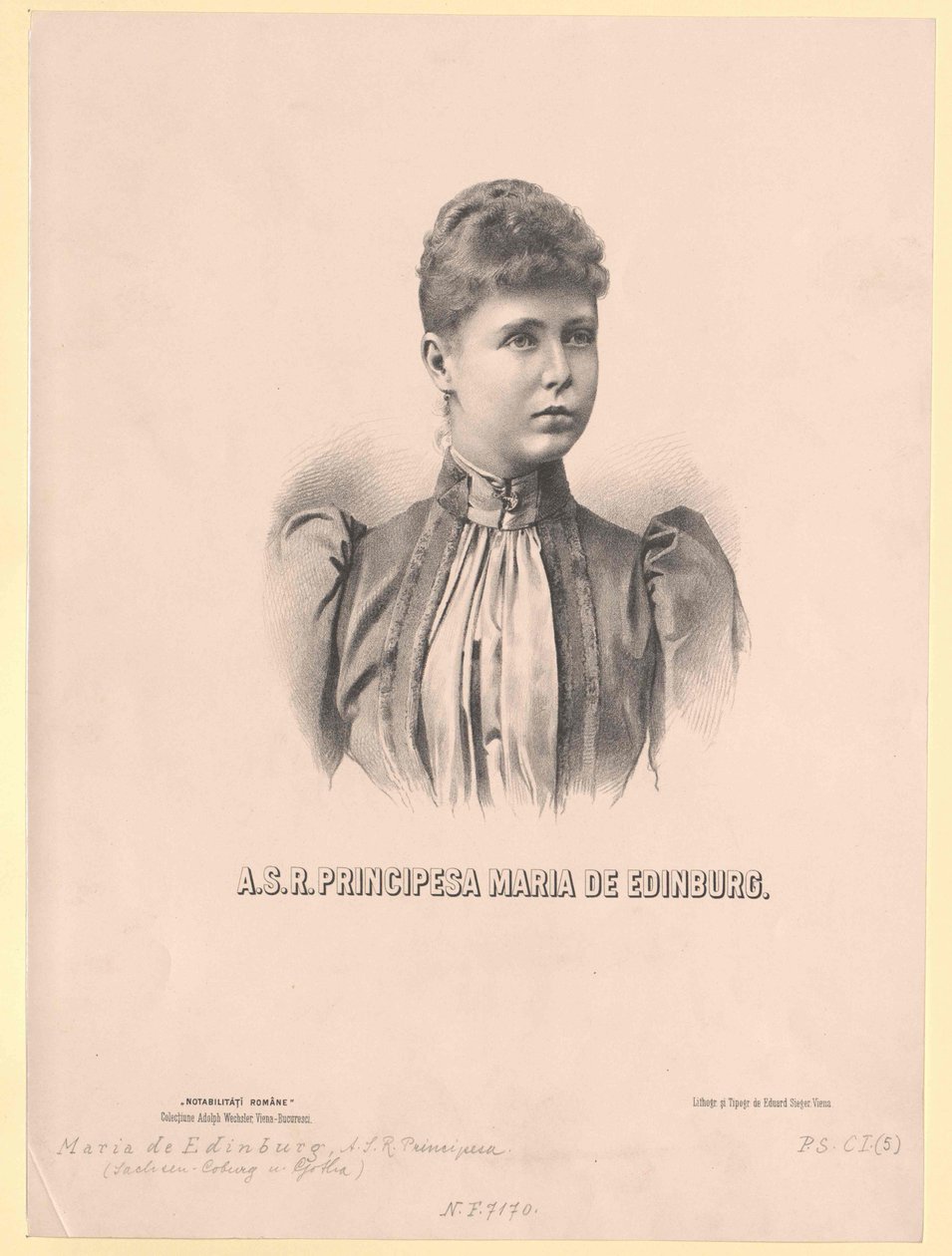 Princesa de Saxe- Coburg-Gotha Mary de Artist Unknown