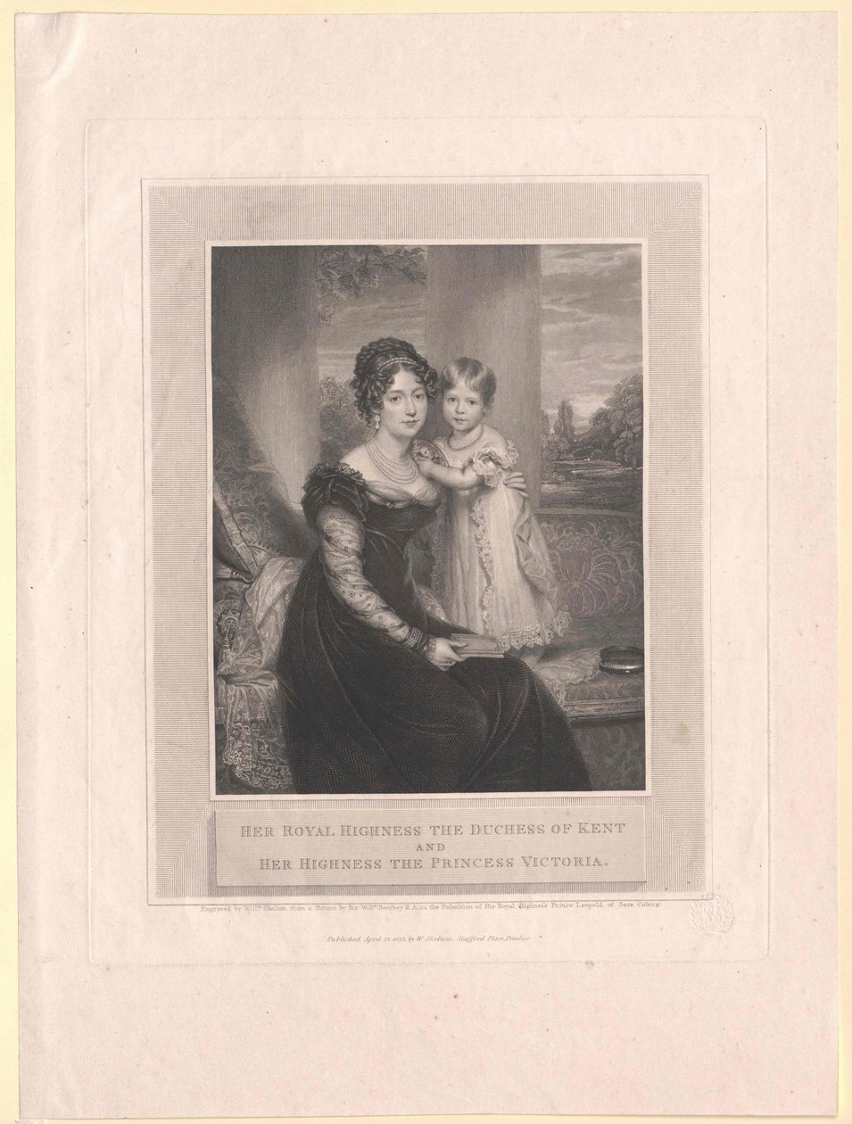 Princesa de Saxe Coburg-Saalfeld Victoria de Artist Unknown