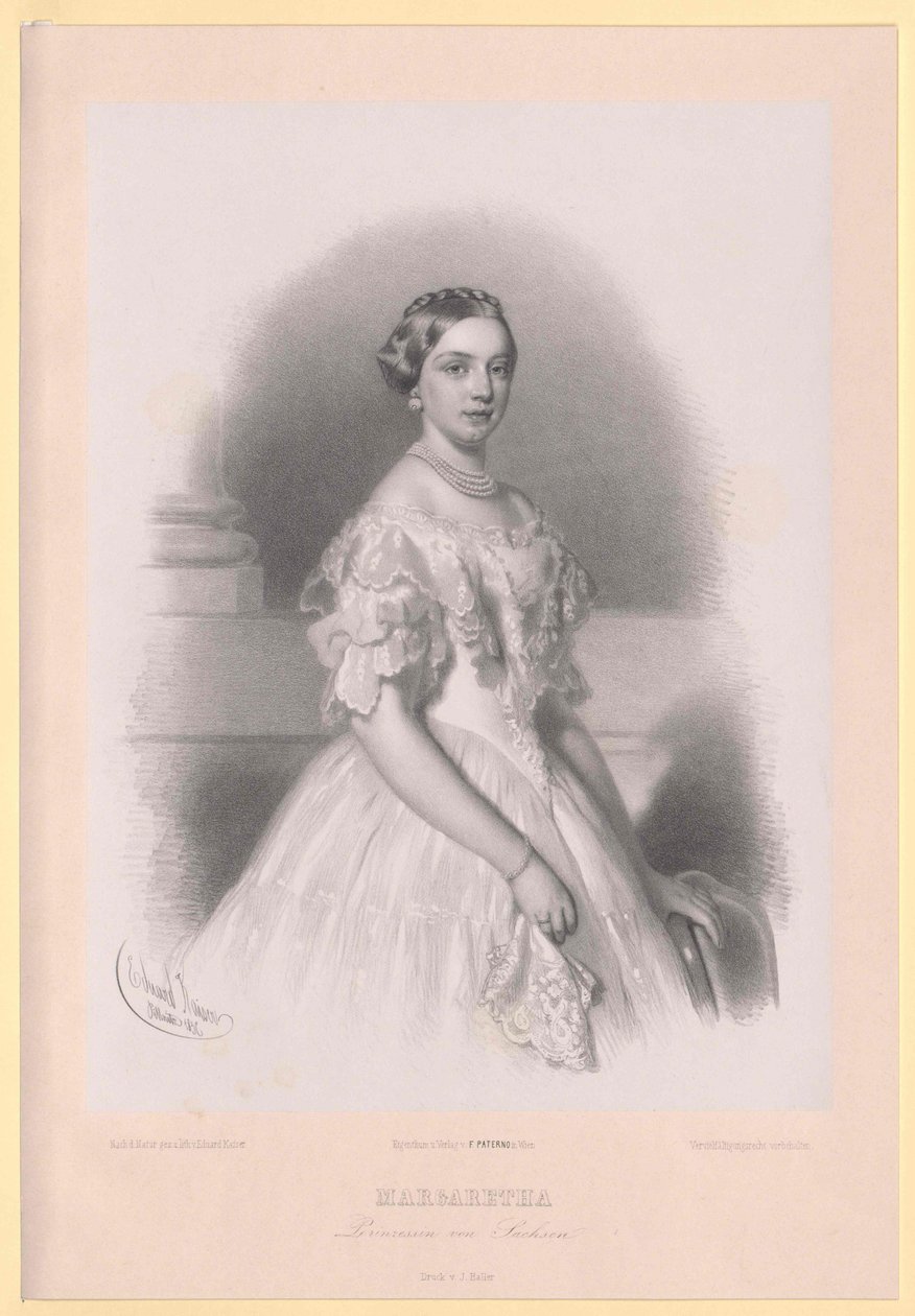 Princesa da Saxónia Margarida de Artist Unknown