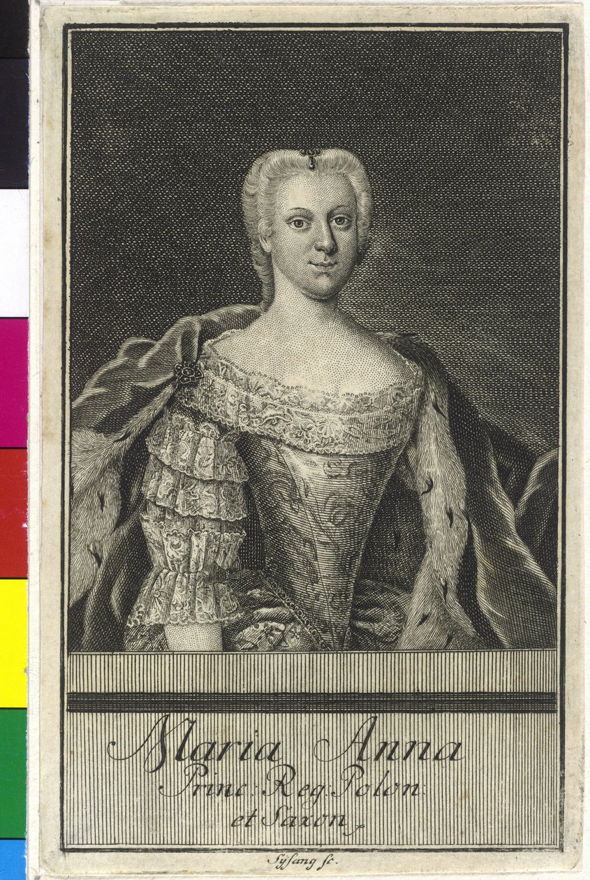 Princesa da Saxónia Maria Ana de Artist Unknown