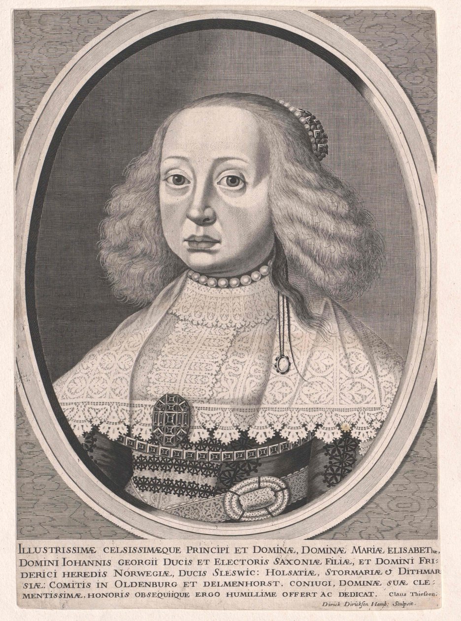 Princesa da Saxónia Marie Elisabeth de Artist Unknown