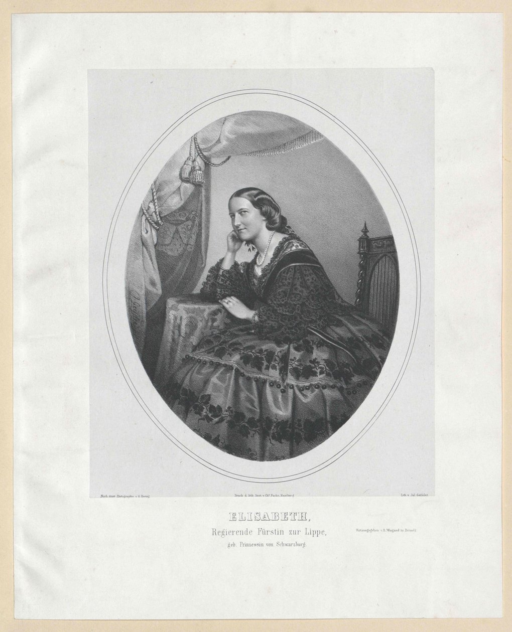 Princesa de Schwarzburg-Rudolstadt Elisabeth de Artist Unknown