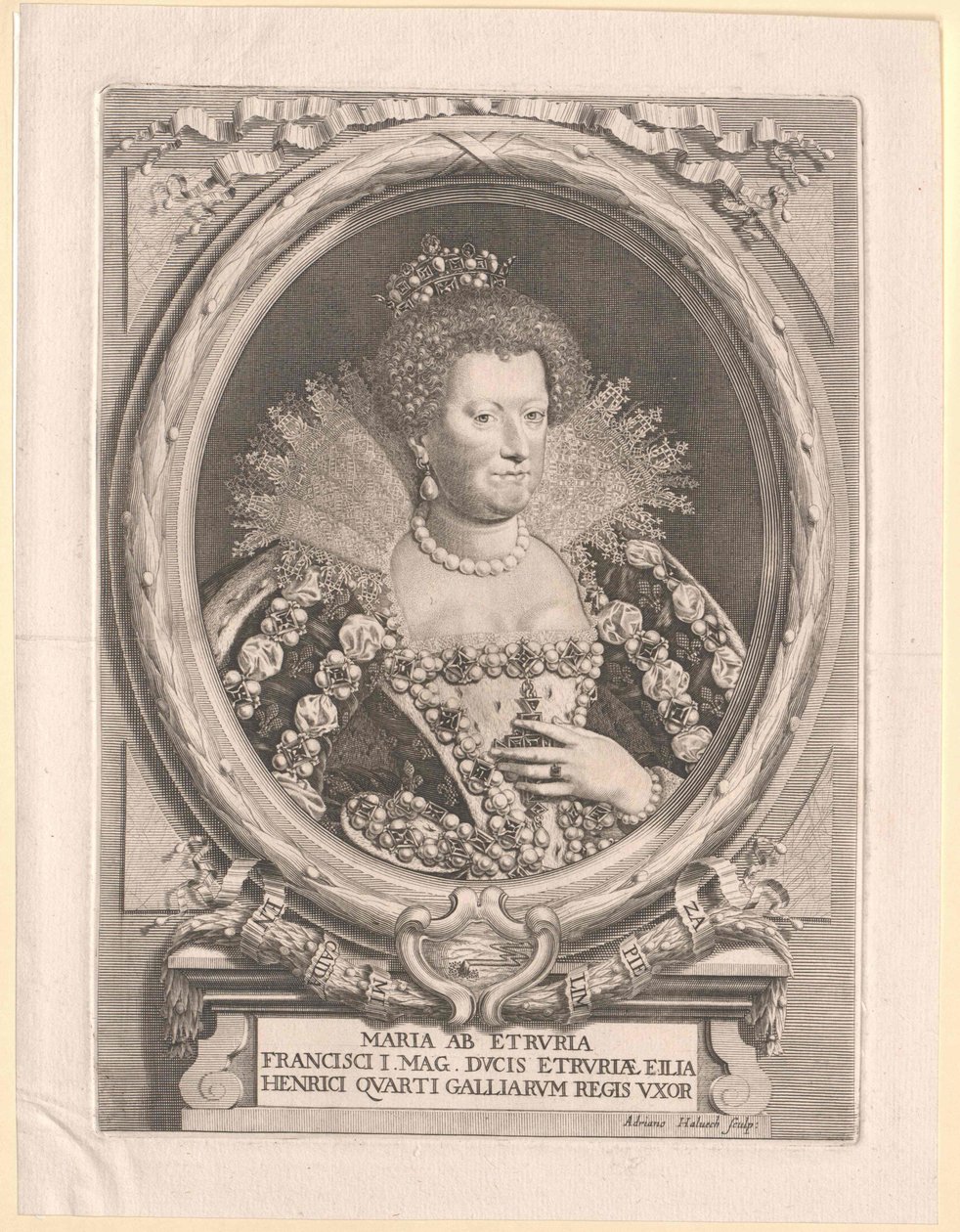 Princesa da Toscana Maria de "Medici de Artist Unknown