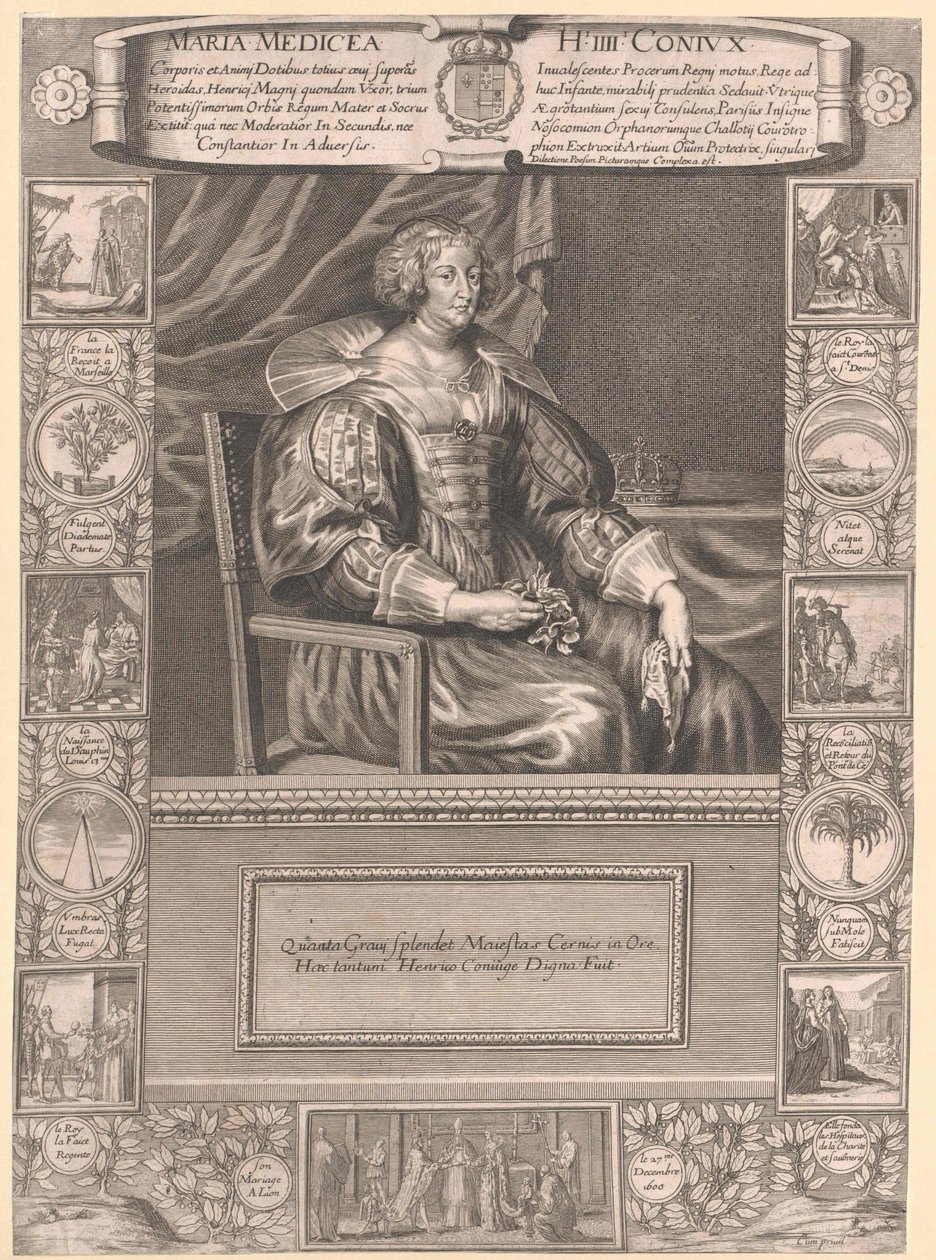 Princesa da Toscana Maria de "Medici de Artist Unknown
