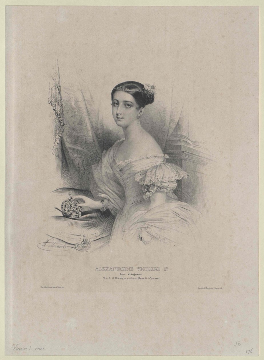 Rainha da Grã-Bretanha Vitória de Artist Unknown