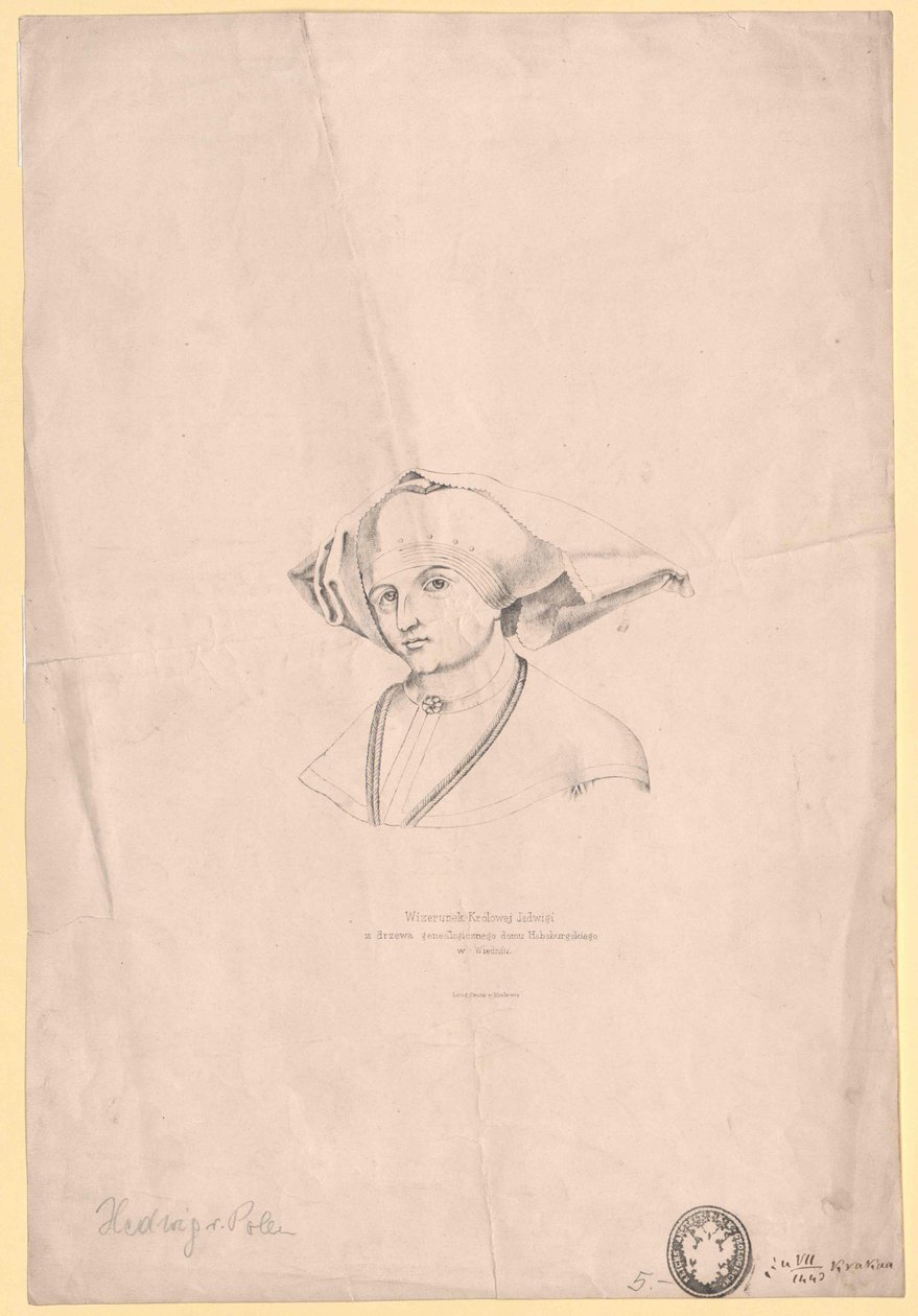 Rainha da Polónia Jadwiga de Artist Unknown