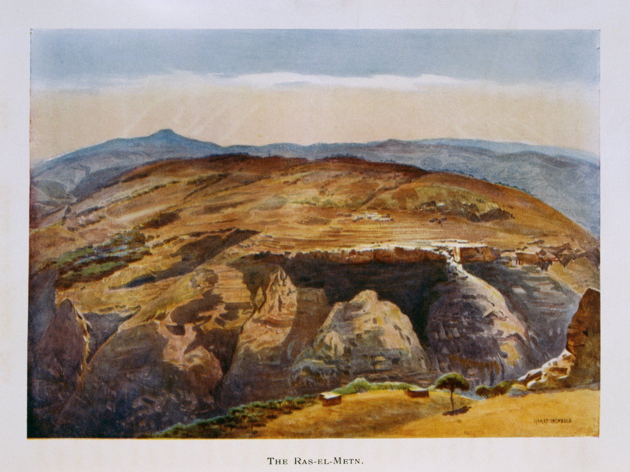 Gruta de Ras el-Matn, no Líbano de Artist Unknown