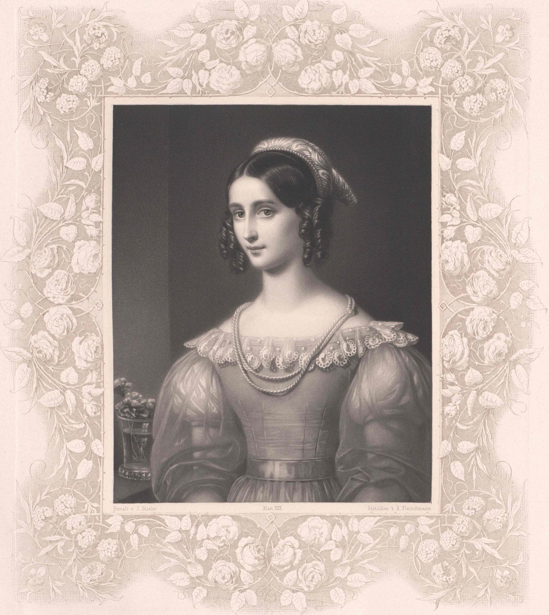 Regina Daxenberger (impressão) de Artist Unknown