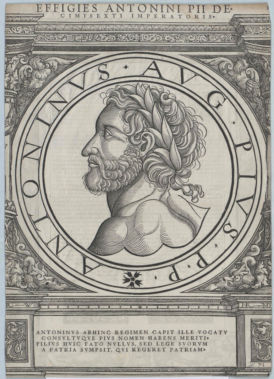 Imperador romano Antonino Pio de Artist Unknown