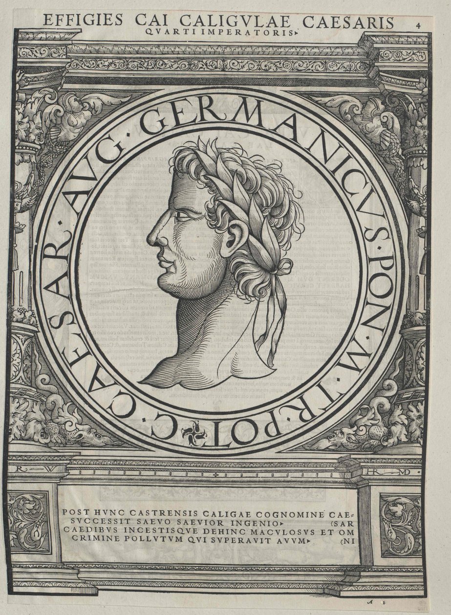 Imperador romano Calígula de Artist Unknown