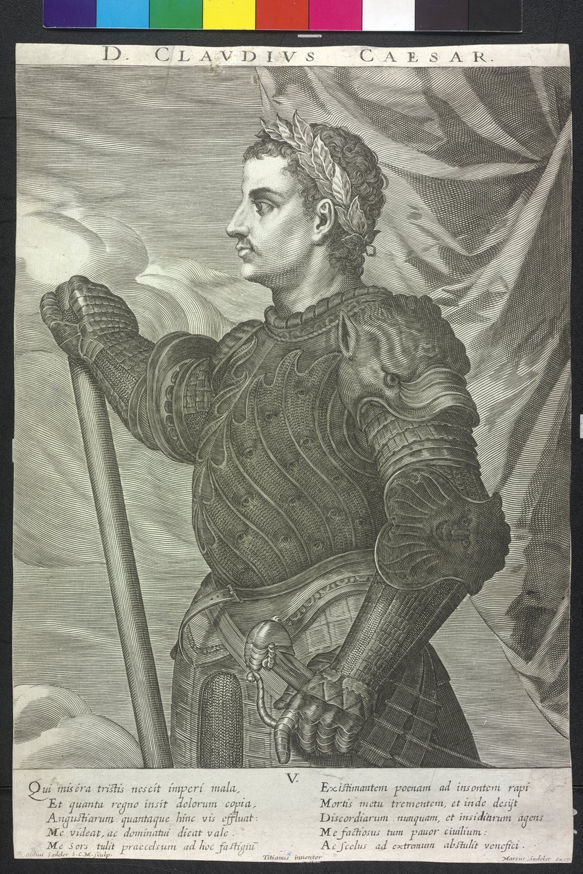 Imperador romano Cláudio de Artist Unknown