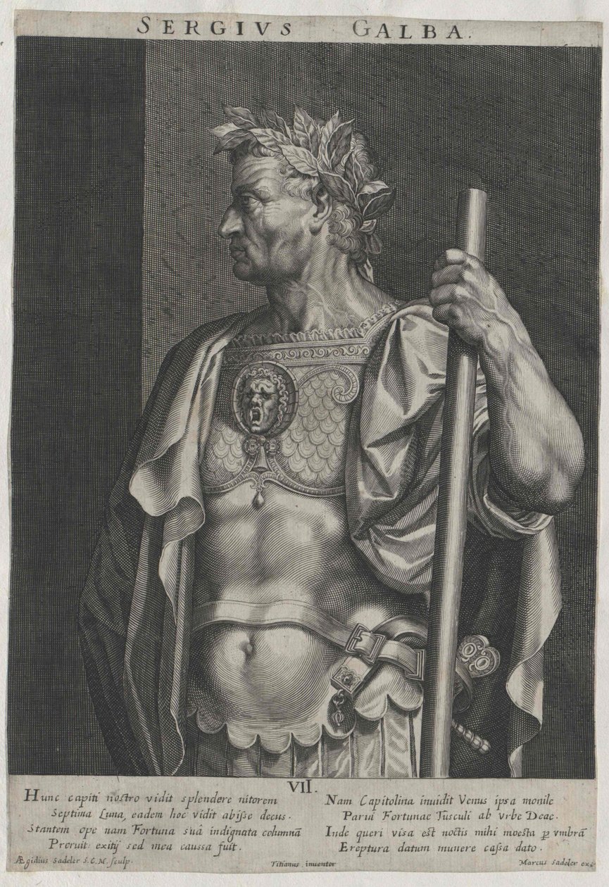 Imperador romano Galba de Artist Unknown
