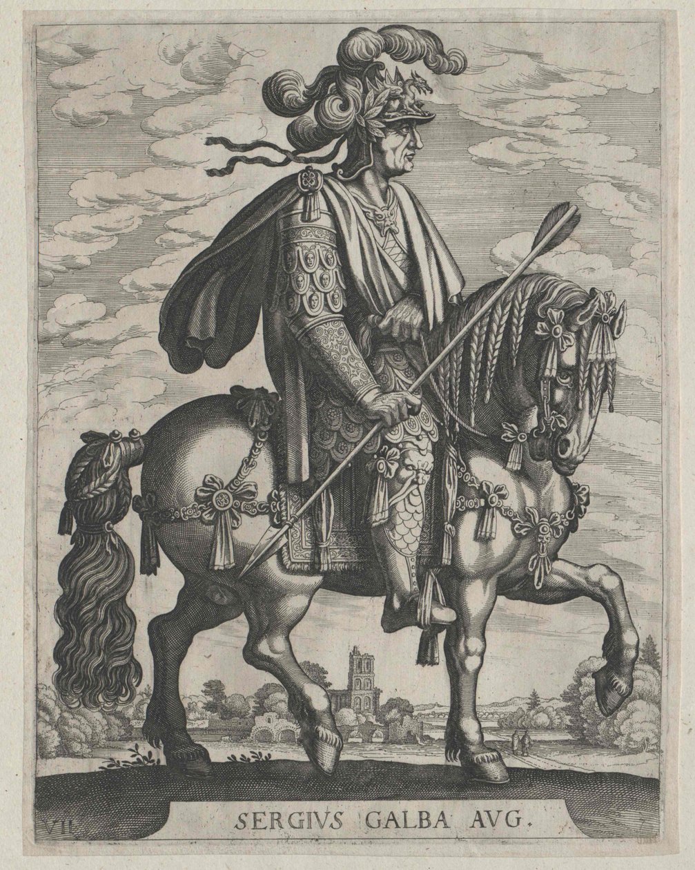 Imperador romano Galba de Artist Unknown
