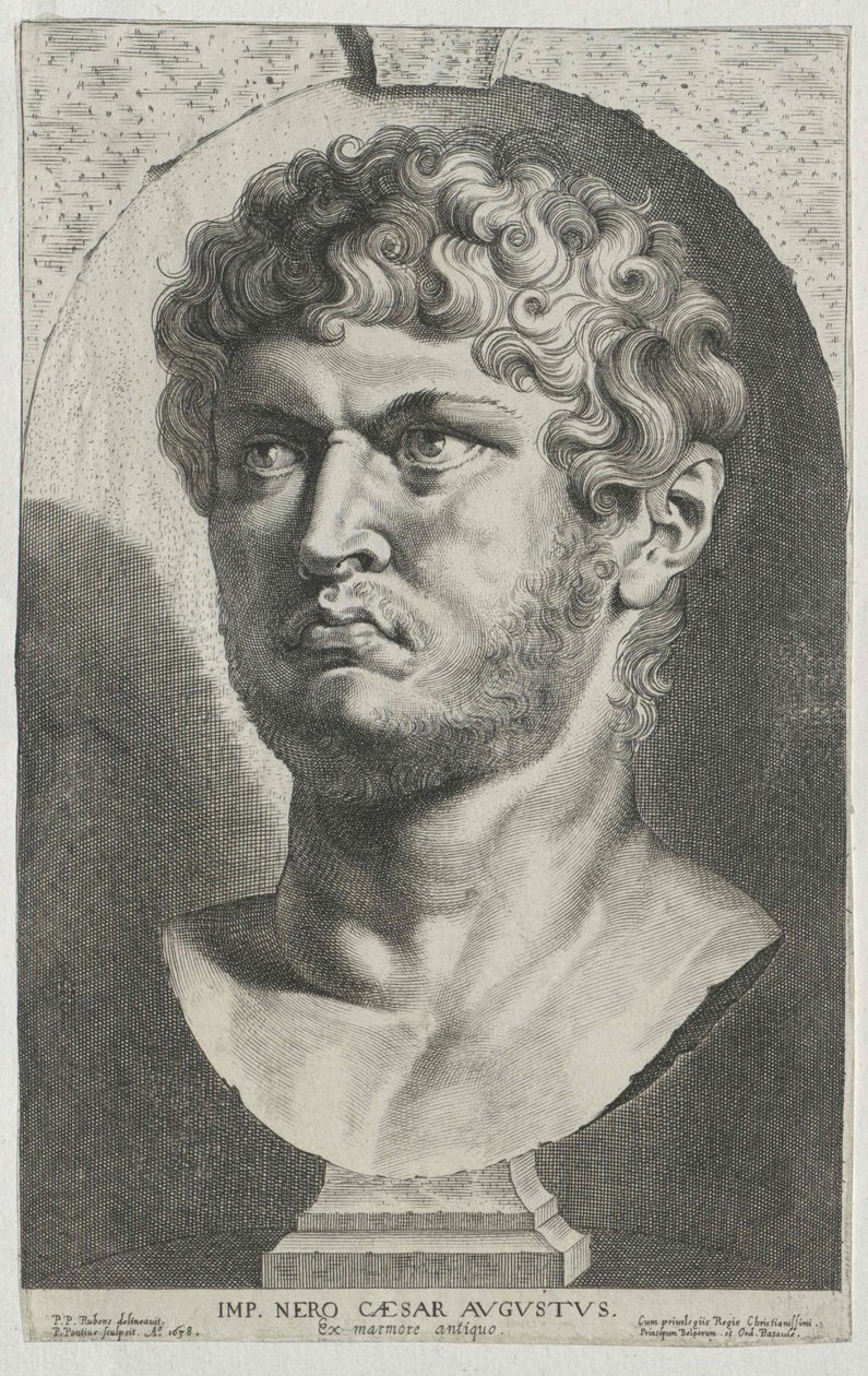 Imperador romano Nero (impressão) de Artist Unknown