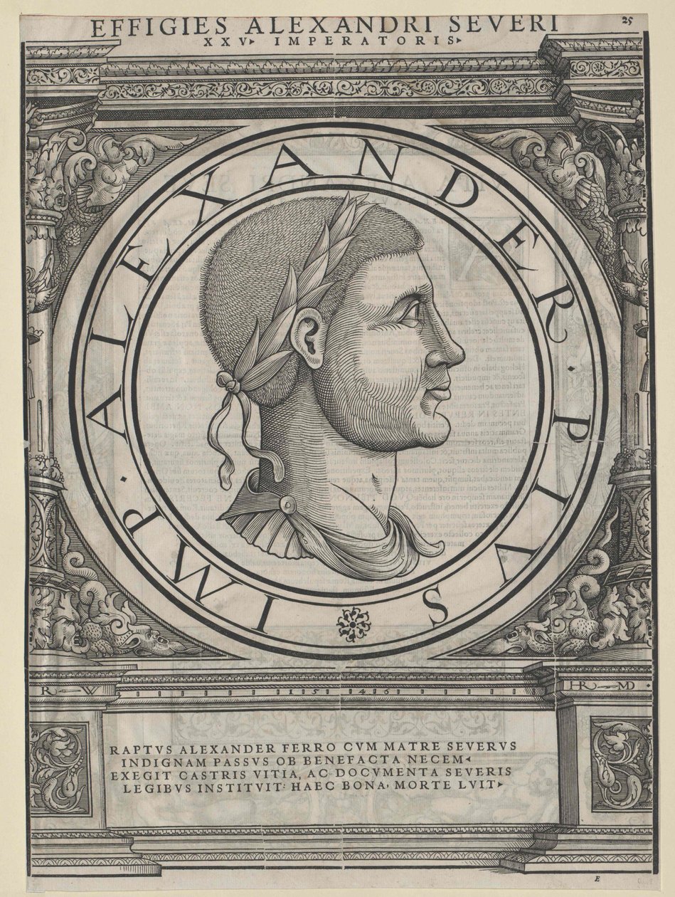 Imperador romano Severo Alexandre de Artist Unknown