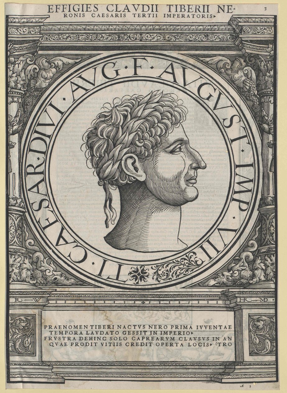 Imperador romano Tibério de Artist Unknown