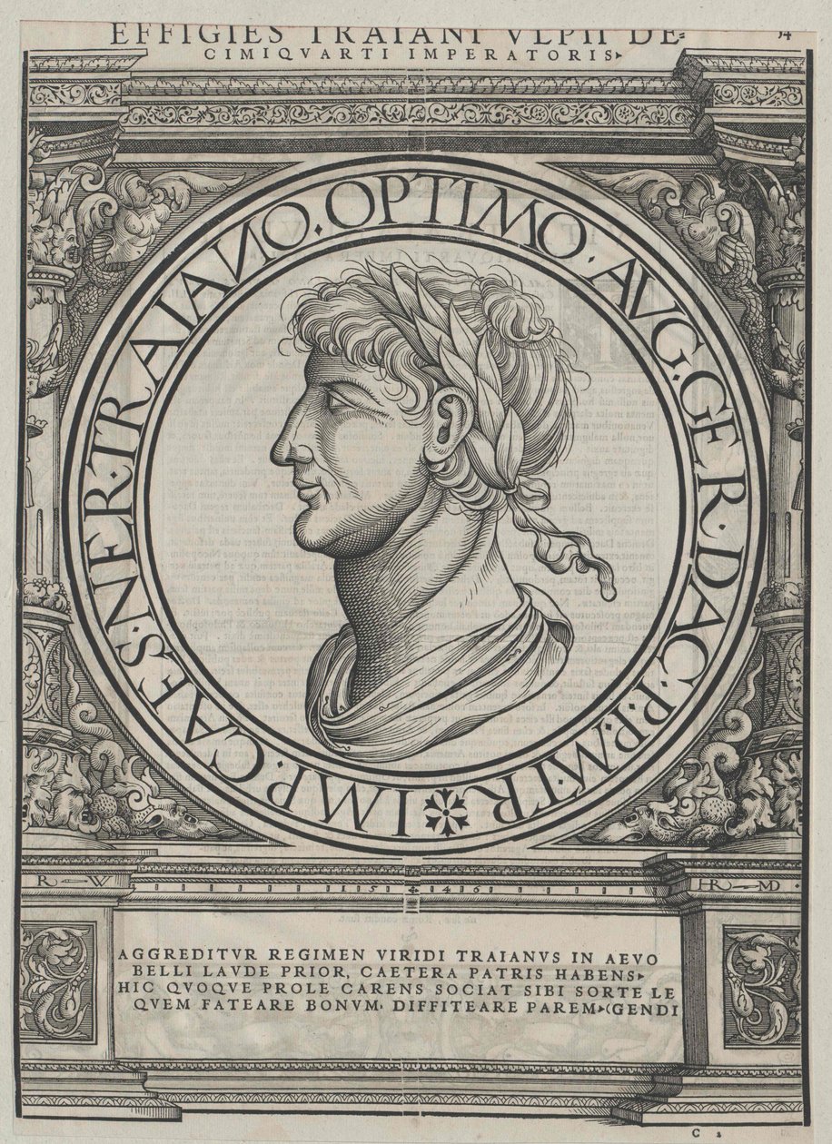 Imperador romano Trajano de Artist Unknown