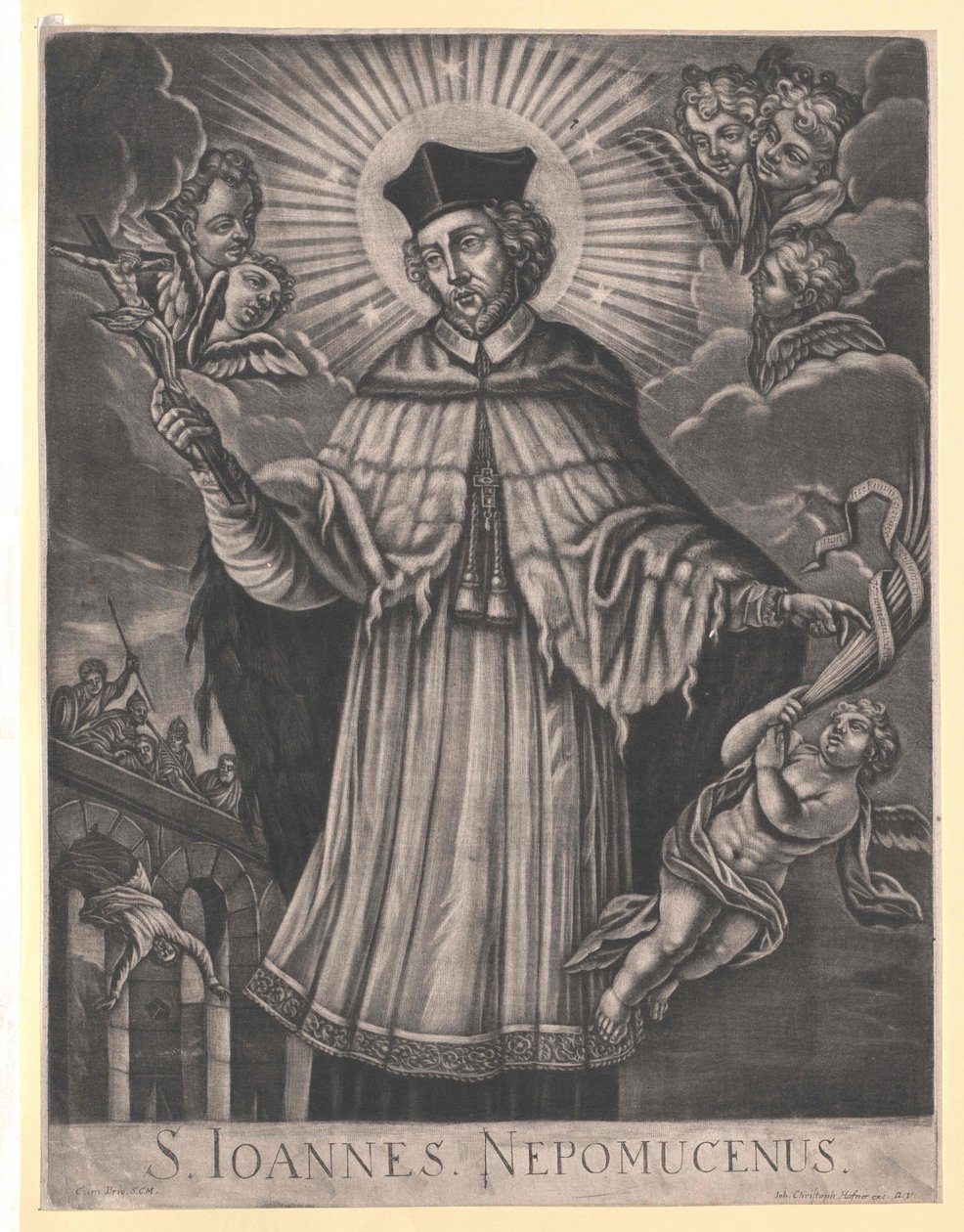 São João de Pomuk de Artist Unknown
