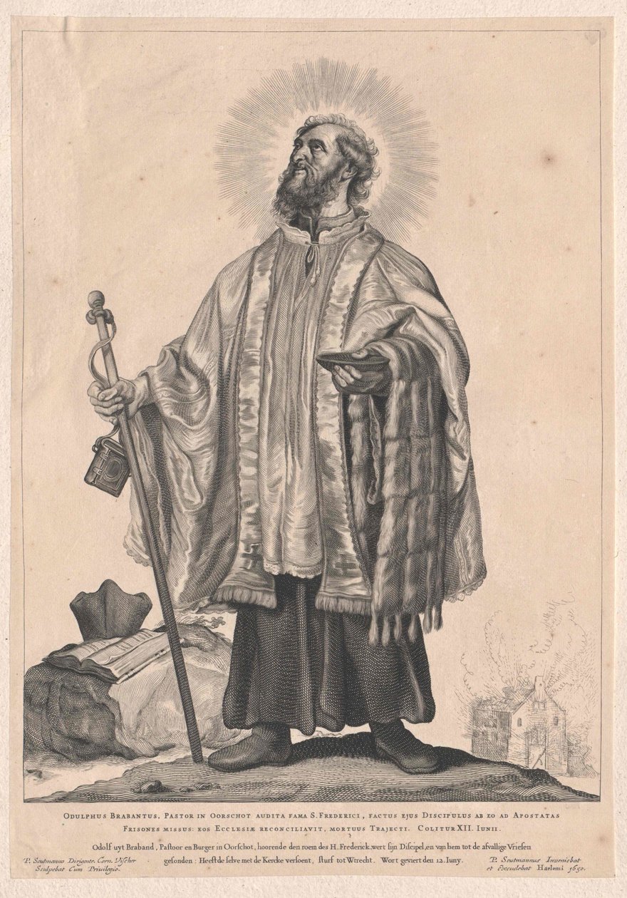 Santo: Odulf de Utrecht de Artist Unknown