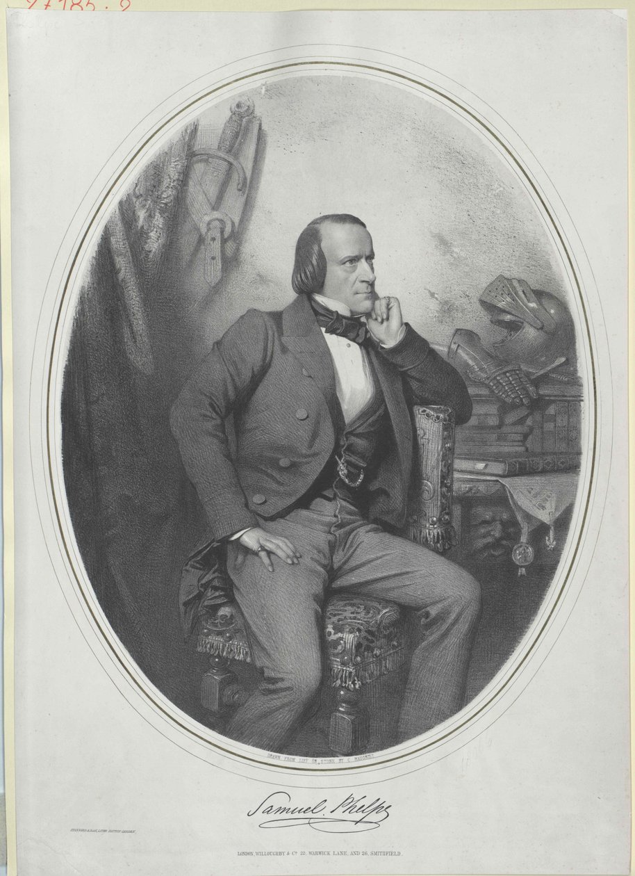 Samuel Phelps de Artist Unknown
