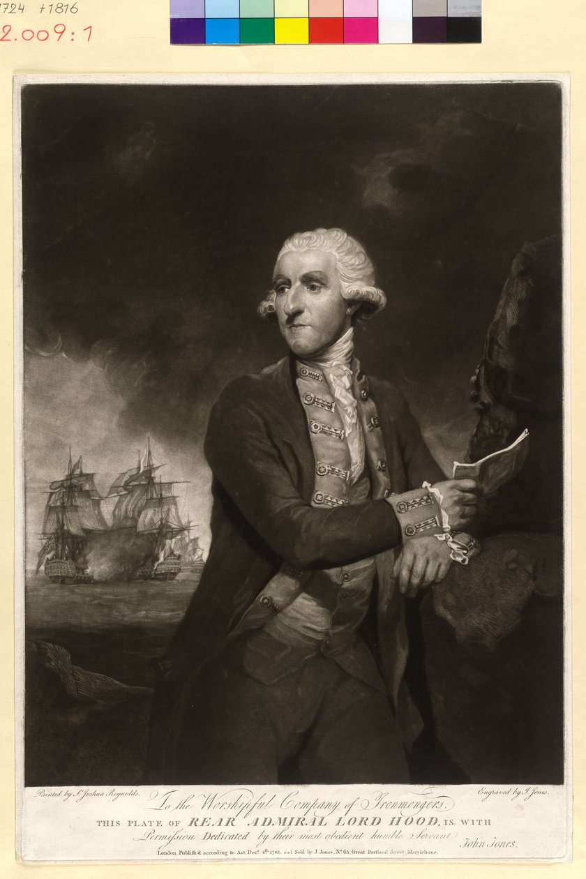 Samuel visconde de Hood de Artist Unknown