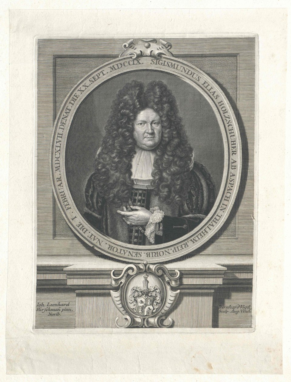 Sigismund Elijah Holzschuher de Aspach e Thalheim de Artist Unknown
