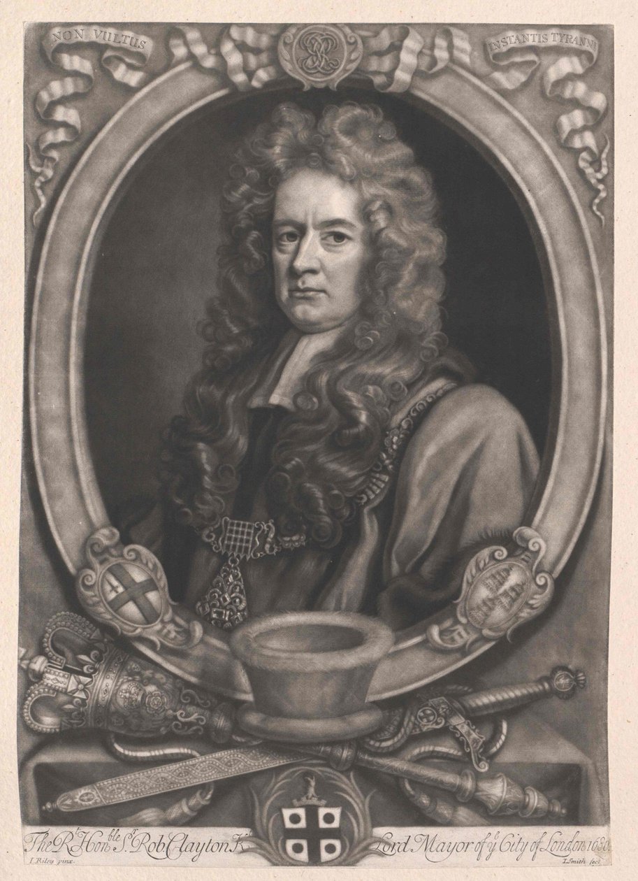 Sir Robert Clayton (impressão) de Artist Unknown