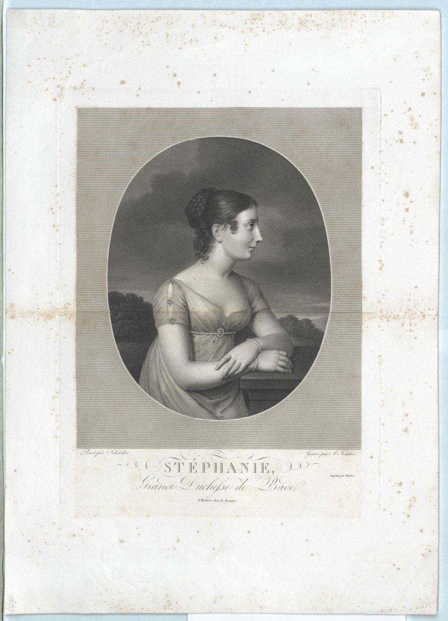 Stephanie de Baden de Artist Unknown