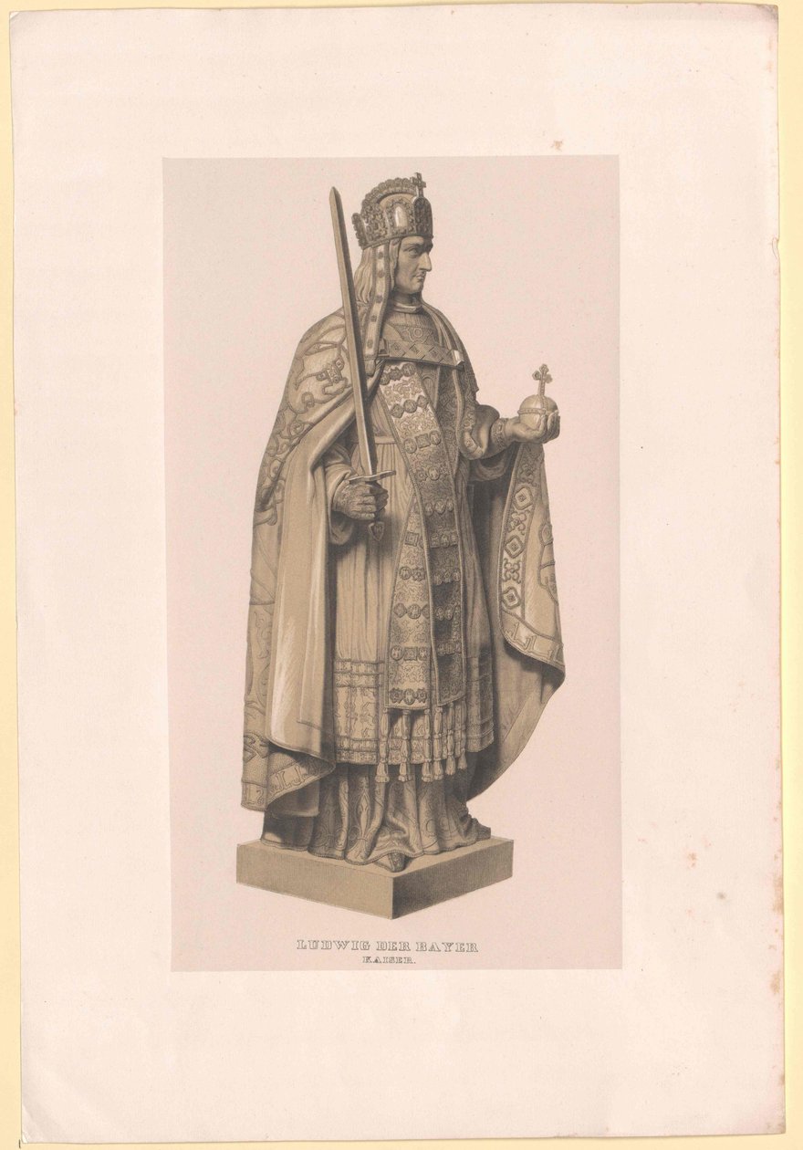 O imperador bávaro Luís IV de Artist Unknown