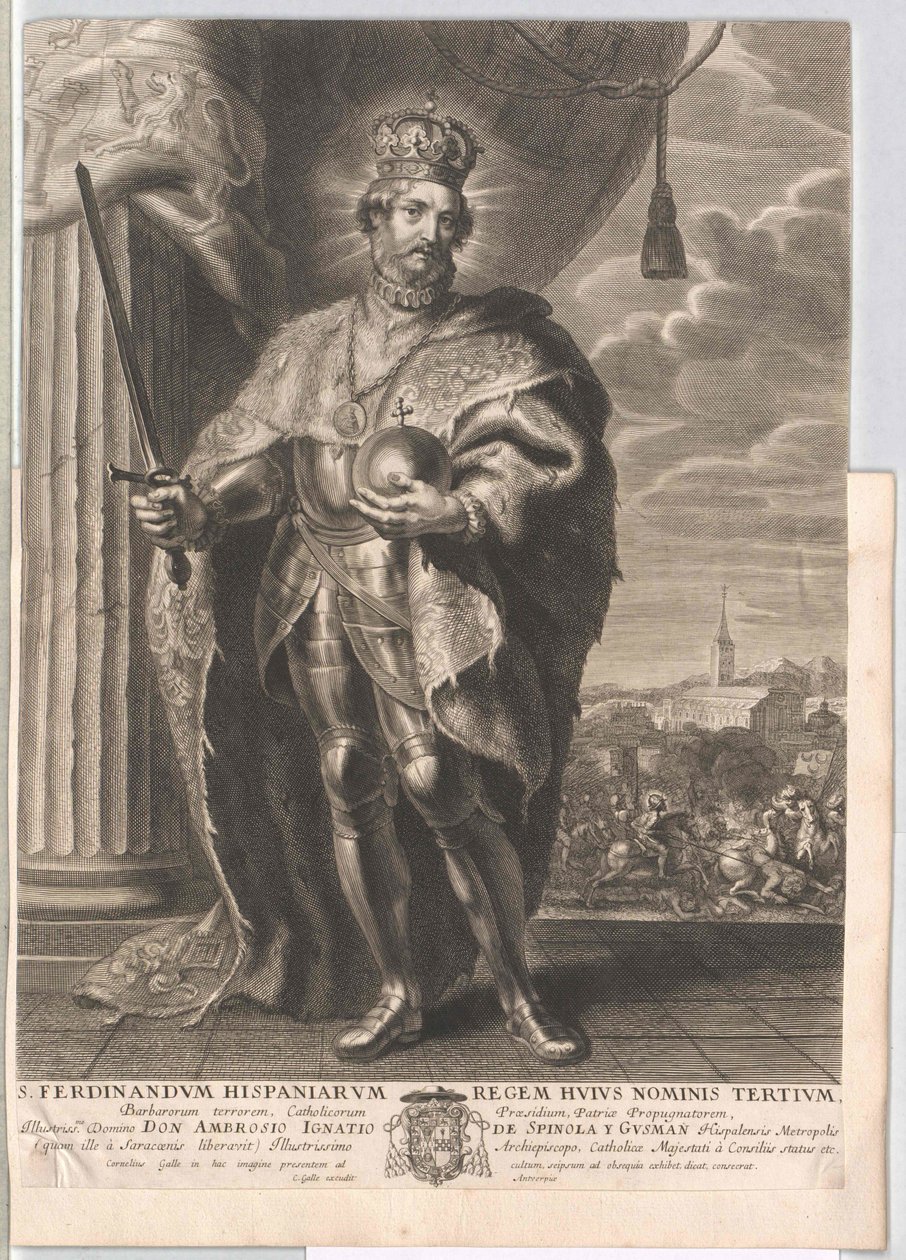 O santo Fernando III de Artist Unknown