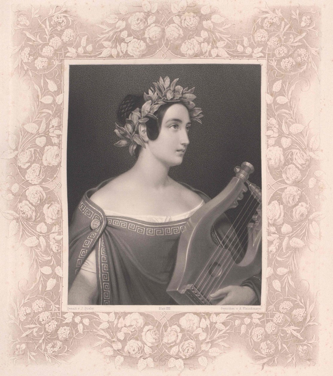 Theresa Renard (impressão) de Artist Unknown