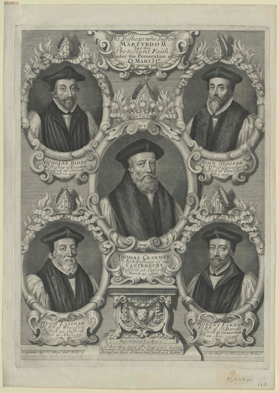 Thomas Cranmer (impressão) de Artist Unknown