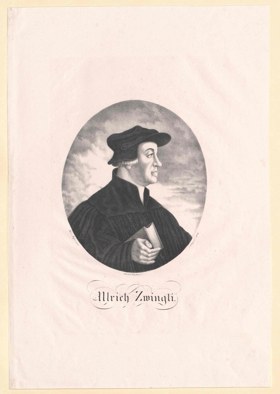 Ulrich Zwingli de Artist Unknown