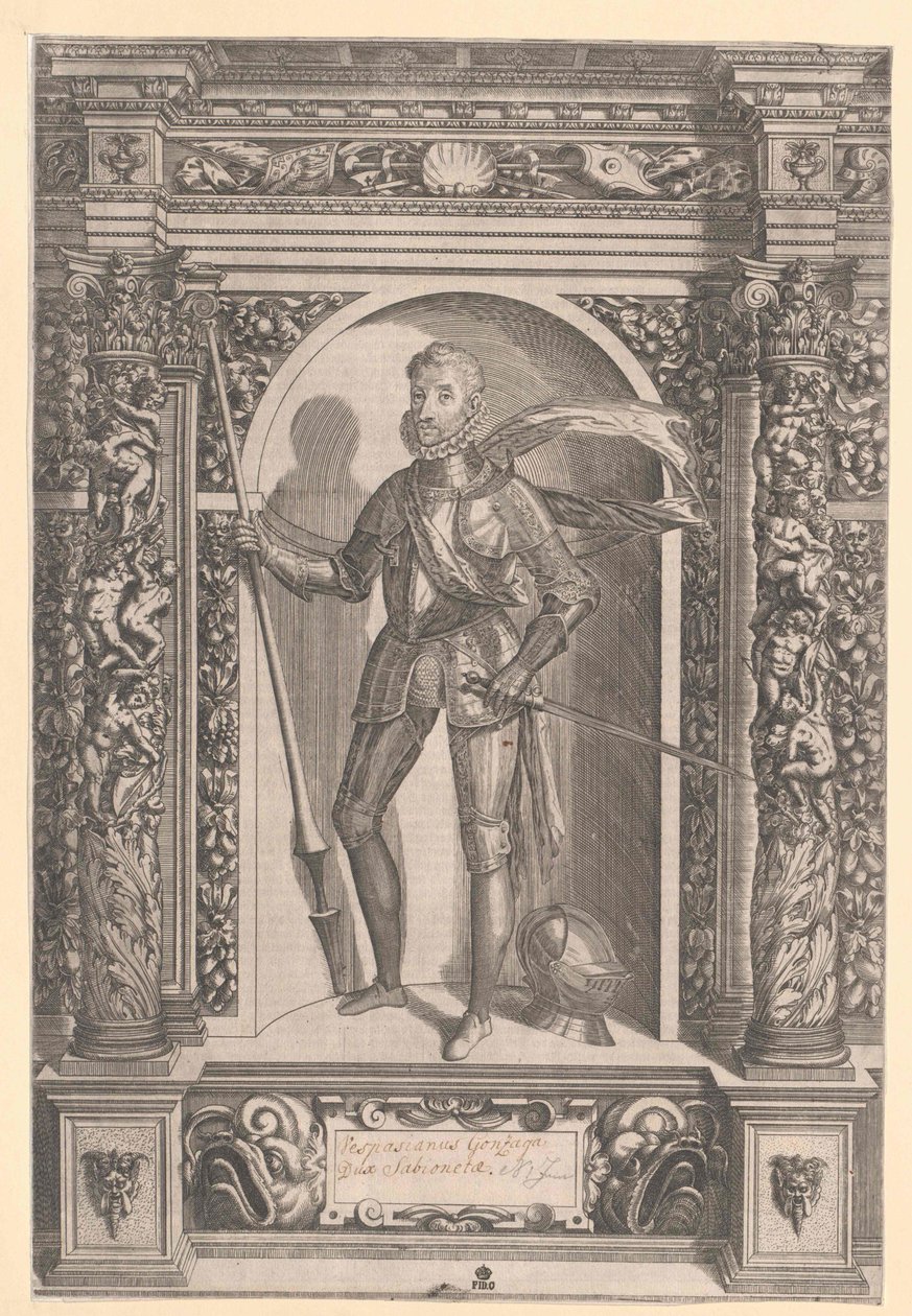 Vespasiano Duque de Sabioneda Gonzaga de Artist Unknown