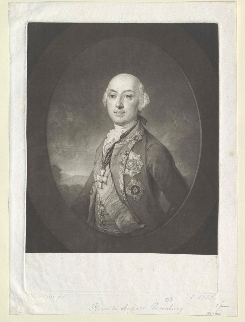 Victor Amadeus príncipe Anhalt-Bernburg-Schaumburg-Hoym de Artist Unknown