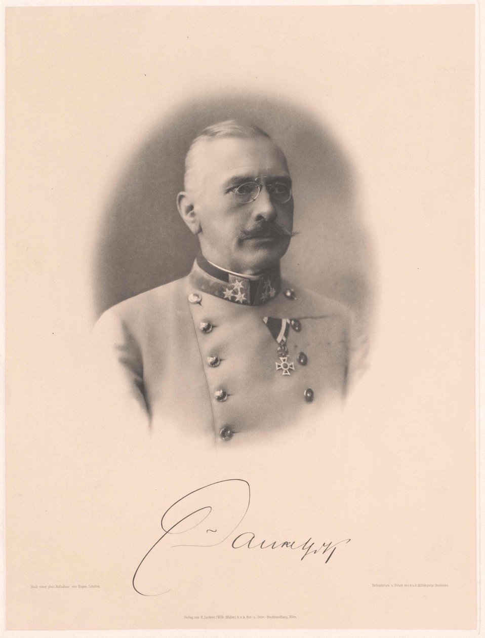Viktor count Dankl von Krasnik (impressão) de Artist Unknown