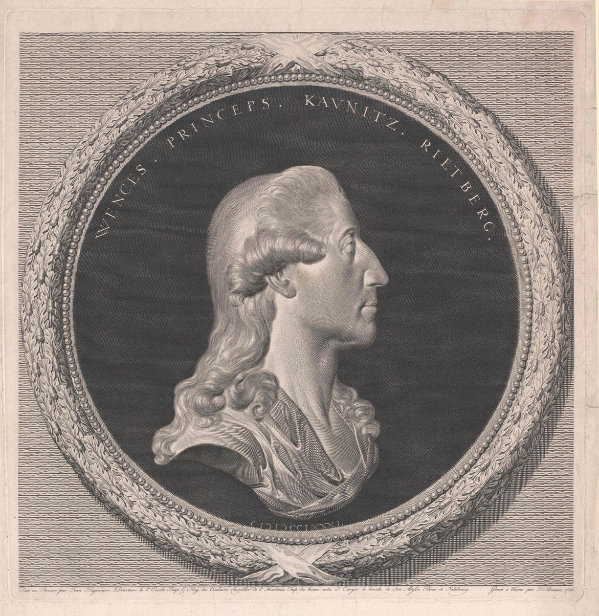 Wenzel Anton Conde de Kaunitz-Rietberg de Artist Unknown