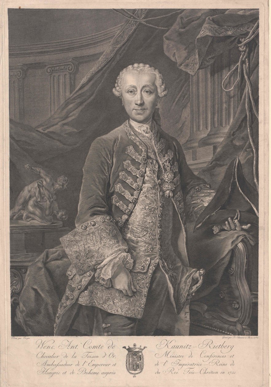 Wenzel Anton, príncipe de Kaunitz-Rietberg de Artist Unknown
