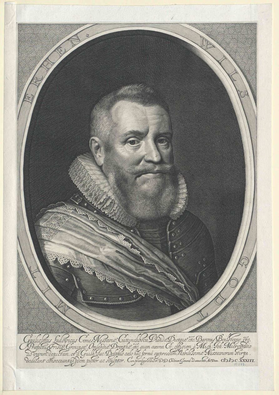 Guilherme Ludwig Conde de Nassau-Dillenburg de Artist Unknown
