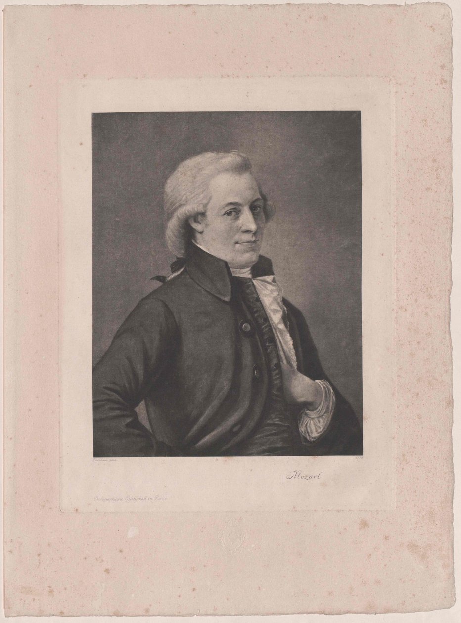 Wolfgang Amadeus Mozart de Artist Unknown