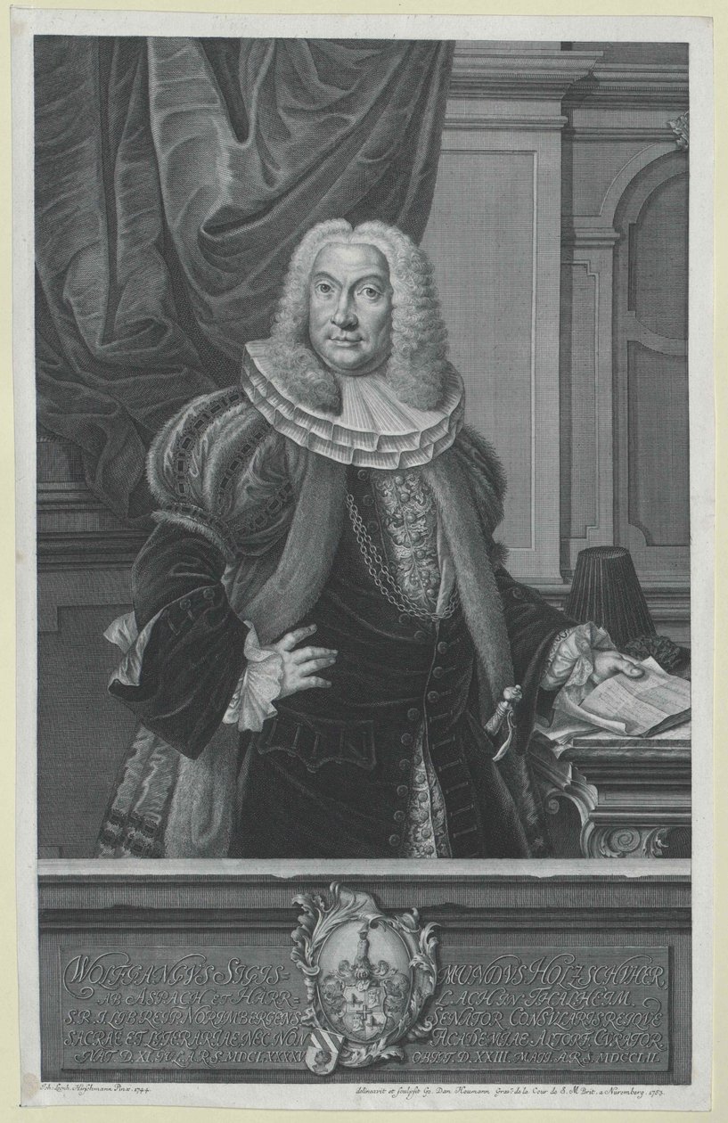 Wolfgang Sigismund Holzschuher de Artist Unknown