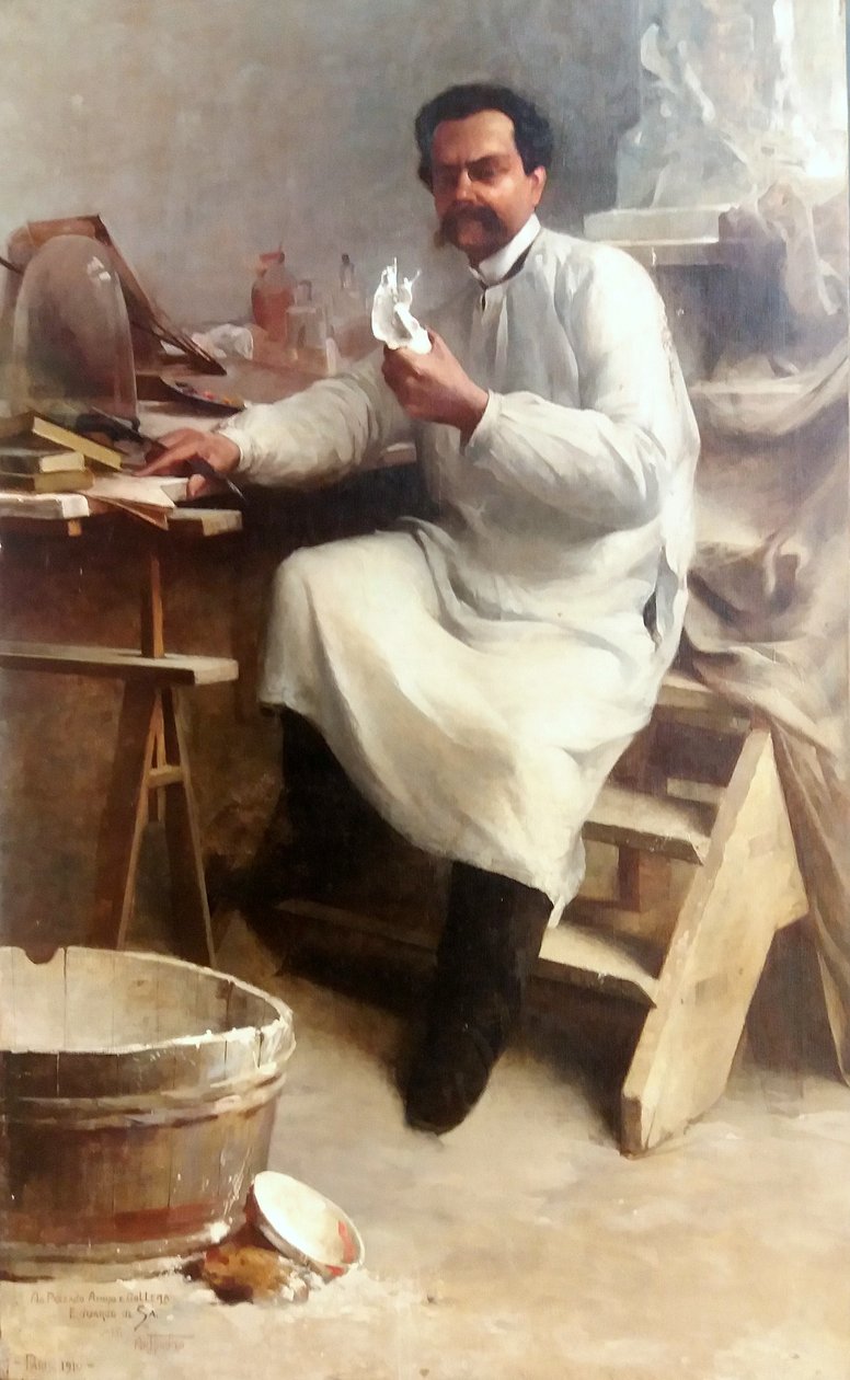 Retrato do pintor e escultor Eduardo de Sá de Artur Timoteo da Costa