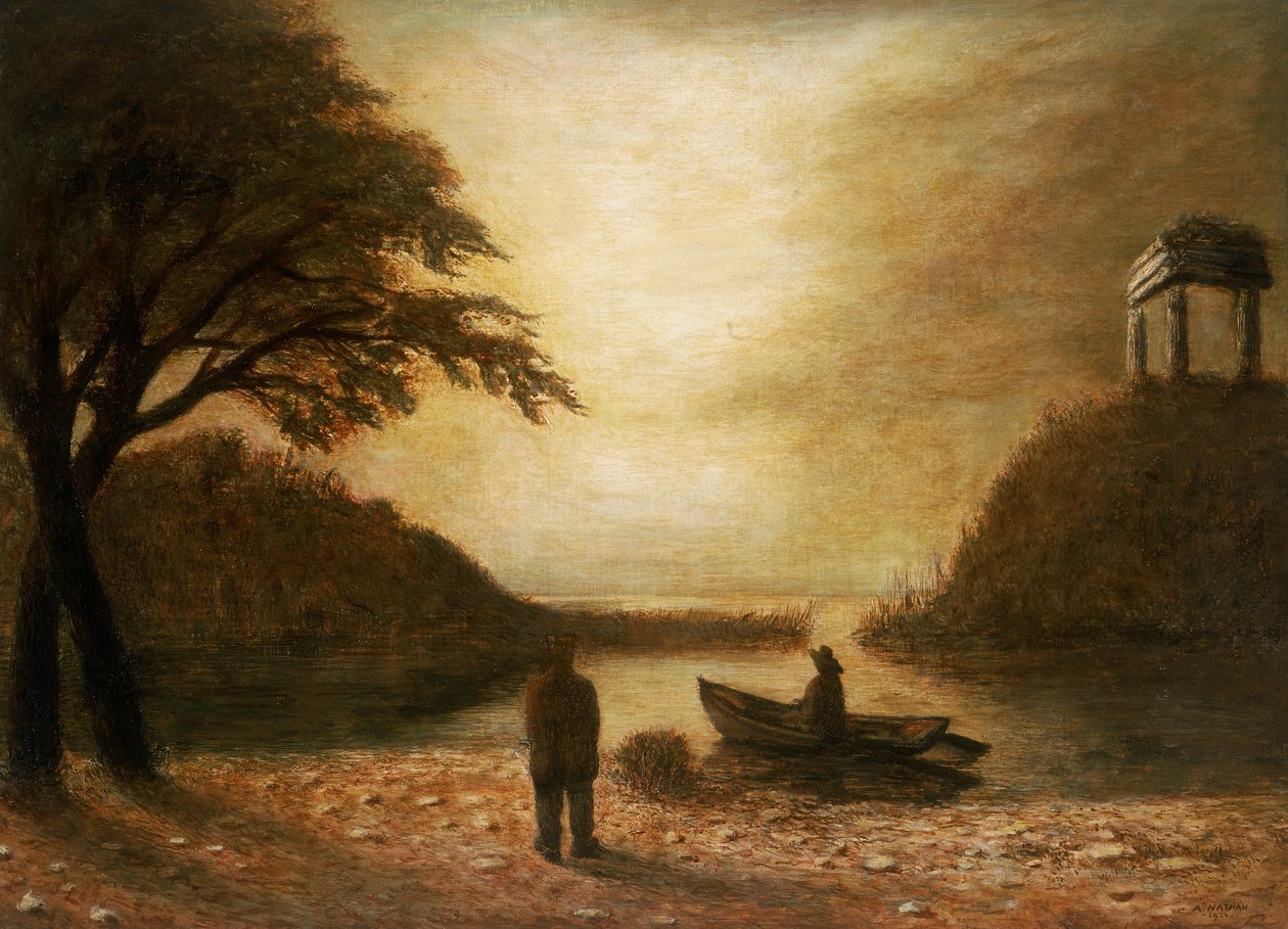 Paisagem da noite, 1934 de Arturo Nathan