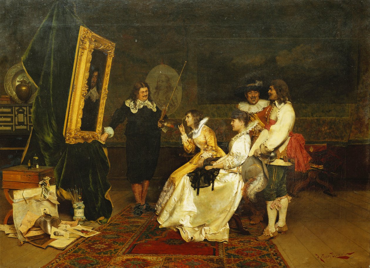 No estúdio, de Arturo Ricci