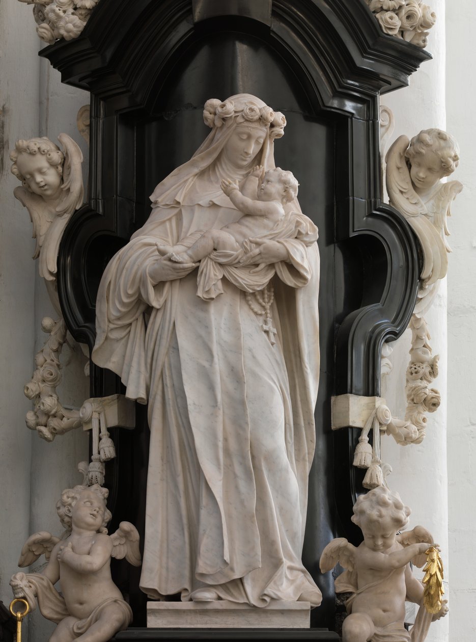 Santa Rosa de Lima (mármore) de Artus I Quellinus