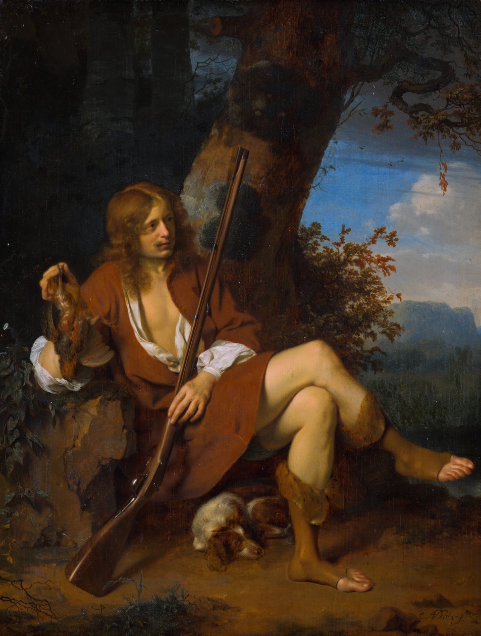 Selfportrait como caçador de Ary de Vois