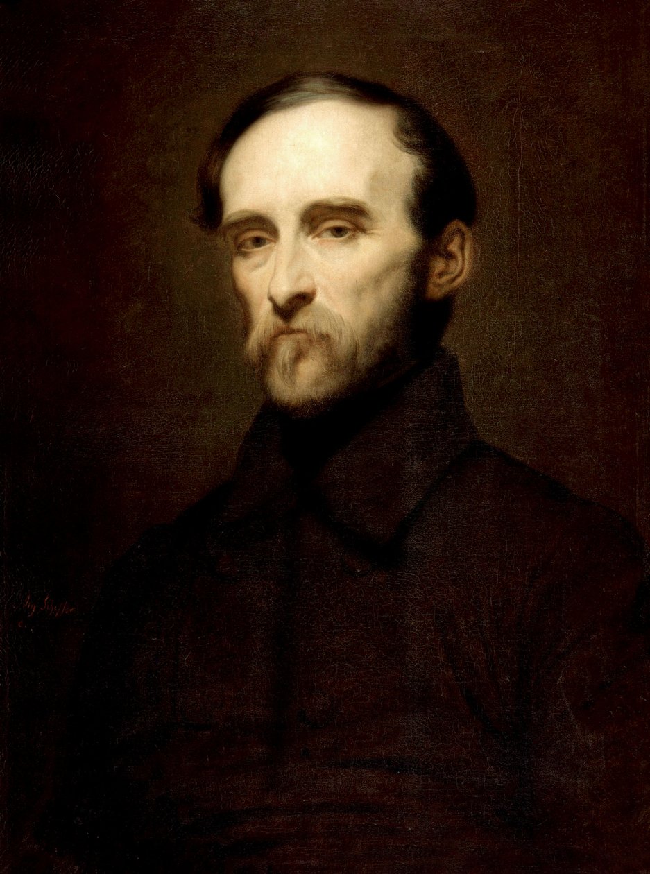 General Eugene Cavaignac, governador francês da Argélia de Ary Scheffer