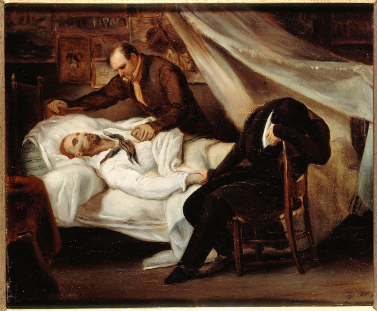 A morte de Géricault de Ary Scheffer