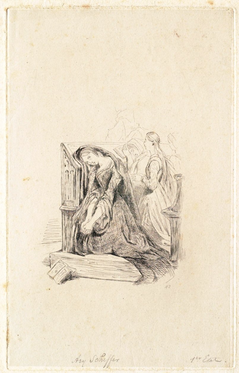 Marguerite na igreja de Ary Scheffer